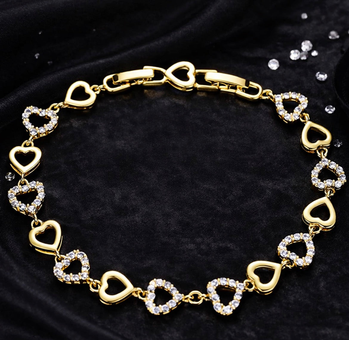 Twin Heart Bracelet